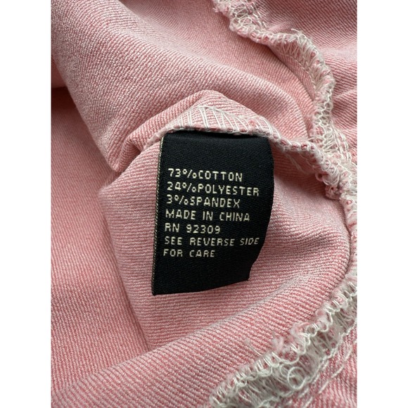 DG2 Pink Wash Ruffled-Hem Stretch Denim Jacket XL & Japna‎ Strapless Dress Sz L - Picture 15 of 15